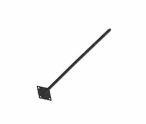 POLITEC SAN/TB1 Galvanized pole H 1 m - Ø 49 mm.