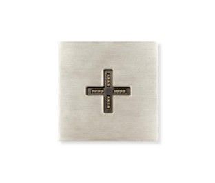 BASALTE 0131-07 Eve plus wall base cover in brushed nickel