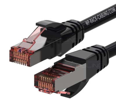 WP RACK WPC-PAT-6SF002BL PATCH CABLE CAT.6 S-FTP 0.2m. LS0H BLACK