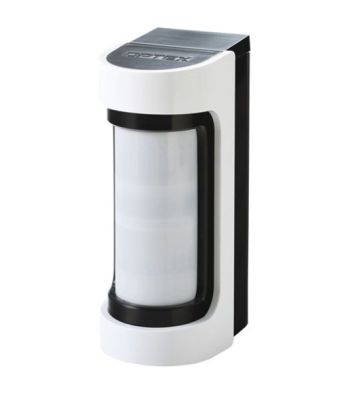OXVXSRDAM VXS-RDAM corpo Nero con coperchio bianco - Rivelatore doppio PIR da esterno a basso assorbimento, 12m 90°, con antima-scheramento