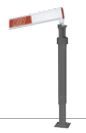 RIB ACG8070G COLONNINA C/MAGNETE ASTA OTT.230/50 GRIS900