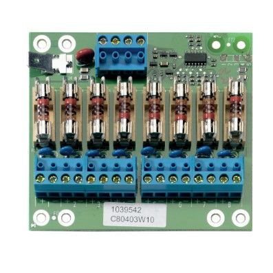 ARITECH INTRUSION ATS1840 8-way interconnect plate with individual fuses