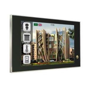 BLUMOTIX BX-T10IPS-BS THEO10 Touch panel KNX 10 - silver-black-silver