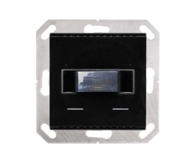 ELSNER 70852 KNX T-L-Pr-UP Touch, RAL 9005 Presence, Brightness and Temperature Sensor, black