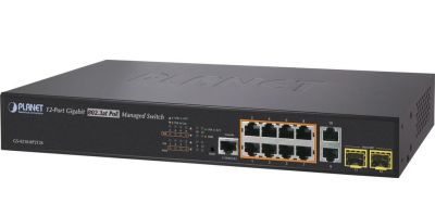 SKILLEYE GS-4210-8P2S Managed Layer 2 Switch, 8 ports 10/100/1000Mbps PO