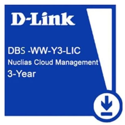 D-LINK DBS-WW-Y3-LIC Nuclias 3 Year Cloud Managed Switch License - #Lic