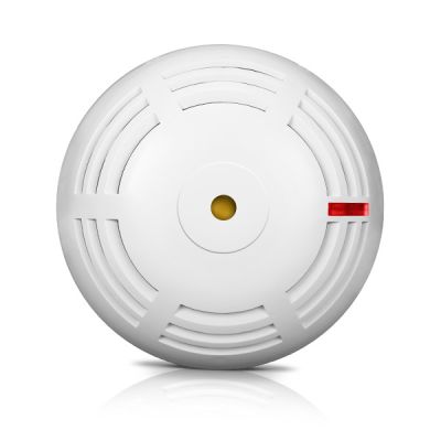 SATEL ASD-250 Rilevatore wireless di fumo con funzione di ripetitore acustico di allarme conforme con EN 14604