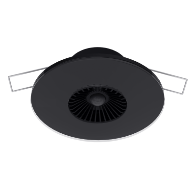ELSNER 70672 Intra-Sewi KNX L-Pr- nero intenso RAL 9005 Rilevatore di presenza da incasso con sensore di luminosità