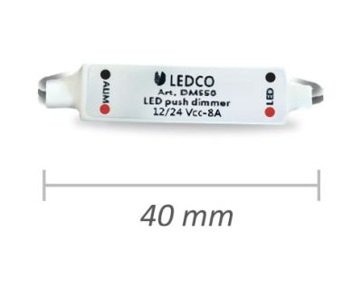 LEDCO DM550 MINI DIMMER PUSH 12/24 Vcc 8A