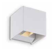 NEXTALITE APE-244/0015 Lampada a parete a doppia emissione con raggio ori