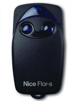 NICE FLO2R-S Radio controls with 4.5 million billion combinations. 2 channels