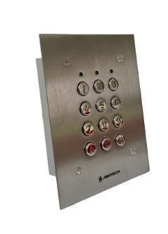ARITECH ANTINTRUSIONE ACL580FI Tastiera stand alone - custodia acciaio inox - installazione ad incasso