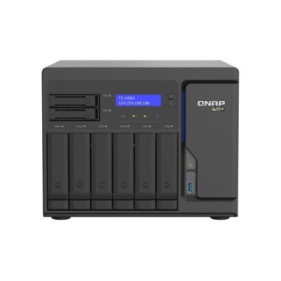 QNAP TSH886D16028G 8BAY QUTS HERO NAS 8GB NAS SENZA HARD DISK INTEGRA