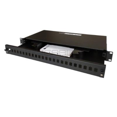 WP RACK WPC-FPP-0124-B Box ottico 19" estraibile 1U per 24 LC dx/SCsx