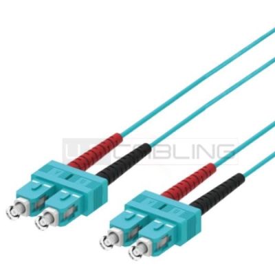 WP RACK WPC-FP3-5SCSC-010 FIBER OPTIC MULTIMODE PATCH CORD 50/125 SC-SC, 1 MT. OM3