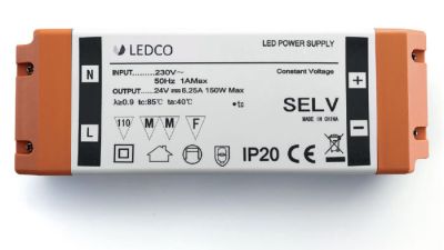 LEDCO TR24150/CL2 TRASFORMATORE 24Vdc 150W CL. 2 SELV