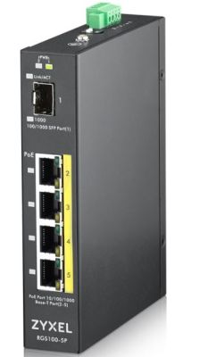ZYXEL RGS100-5P-ZZ0101F Rgs100-5P - 5-Port Switch Stand-Alone Switch