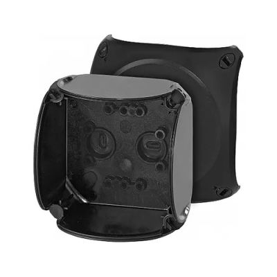 HENSEL EB 02 B Cassetta 93x93x62, IP66, Nero RAL 9011