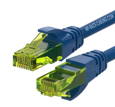 WP RACK WPC-PAT-6AU010B CAT 6A U-UTP PATCH CABLE 1 M LS0H BLUE