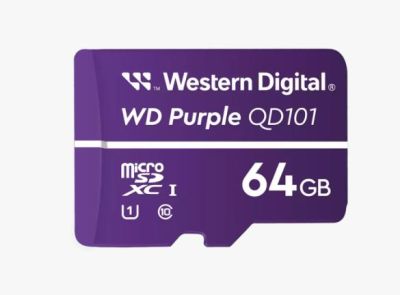 WESTERN-DIGITAL WDD064G1P0C Microsd WD Purple 64GB Classe 10 