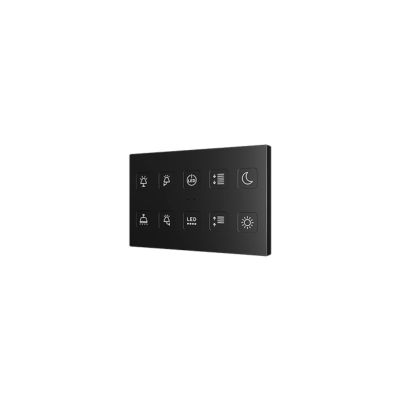 ZENNIO ZVITXLX10 TECLA XL backlit 10-key capacitive touch switch, custom
