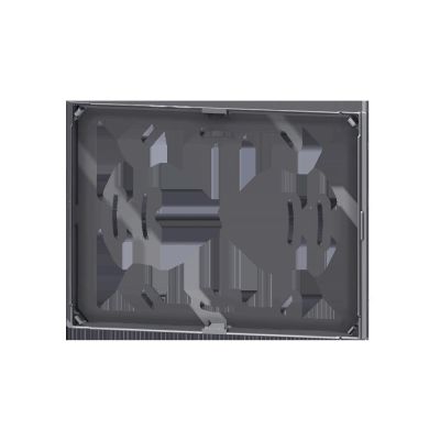 EKINEX EK-TAR-1-NF Pack of 1 pc black adapter frame for 'NF rectangular plate