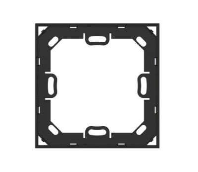 EKINEX EK-TAQ-1-NF Confezione 1  pz telaio adattatore nero per placca