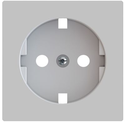 ZENNIO 830000406 Cover per schuko ZS55,argento