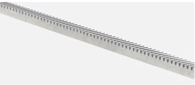 DOMOTIME CA222201 Cremagliera in ferro zincato con misure 22x22x1005mm