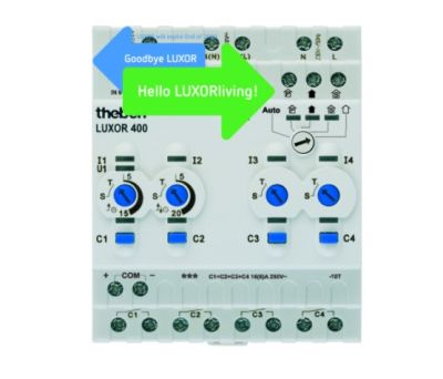 THEBEN 4000000 LUXOR 400 SWITCHING MODULE AND 4 CHANNEL CENTRAL.