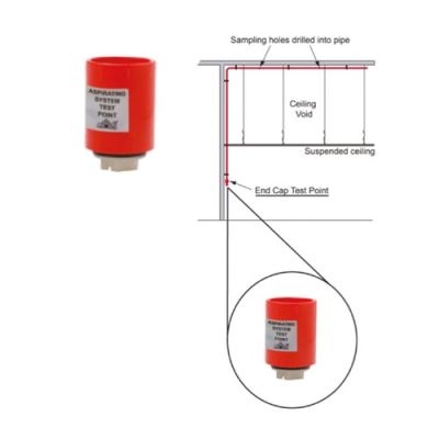 RIELLO FIRE 9137395 585 Calotta di chiusura in ABS con Test Point