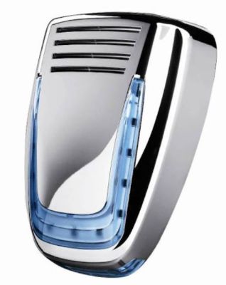 VENITEM 23.25.45 MOSE LSP LUX chrome/blue EN50131-4 siren with double micro anti-shock anti-foam system against violent shocks, spotlights and anti-perforation