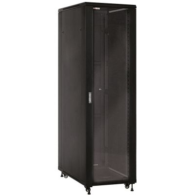 WP RACK WPN-RNB-32606-B Standing Network Rack RNB Series 19 pollici 32U 600x600mm Mounted, Black RAL 9005