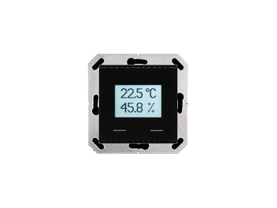 ELSNER 70616 KNX TH-UP Touch- jet black RAL 9005 KNX Temperatur