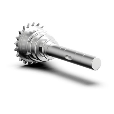 2056L 1/2" Z20 Pinion With Shaft And Bearing Fadini 2056l