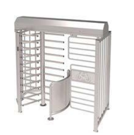 NICE TURNSTILES BKLON7 AISI 304 brushed stainless steel structure, 700mm manual gate
