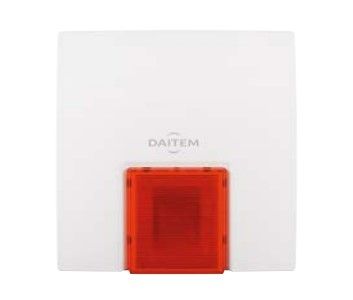 DAITEM SH424AI Outdoor alarm siren with flashing light and voice messages