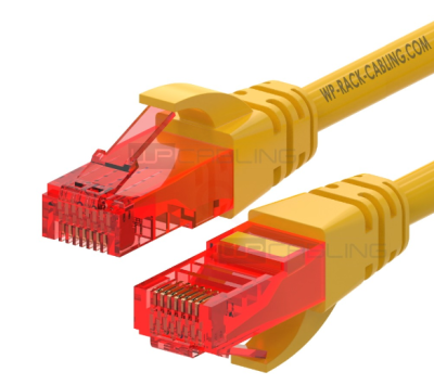 WP RACK WPC-PAT-6U020Y Patch cable cat.6 U/UTP, 2.0m yellow