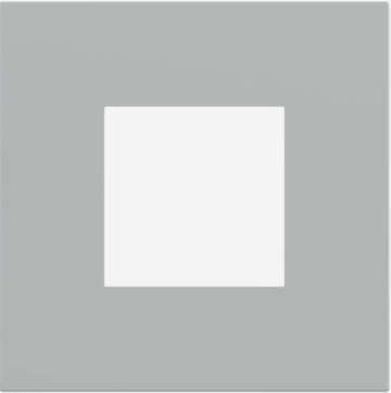 EKINEX EK-SQP-FGE Placca Surface (71 e 20Venti ) quadrata grigio efeso