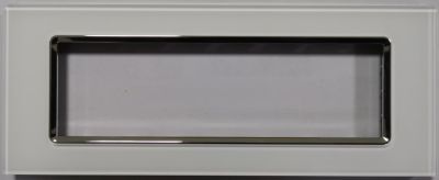 MAPAM 8007BL-1 Art 8007BL-1 7P White Glass Plate