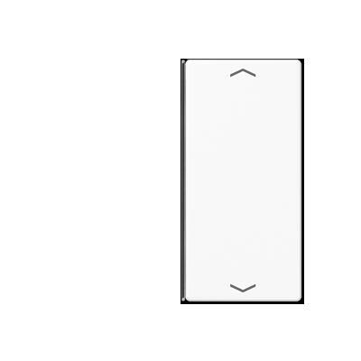 JUNG A402TSAPWW Copritasto per sens. 2 canali-c. simb. mod. A500- bianco alpino