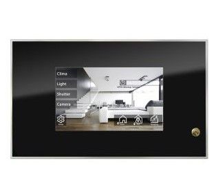 BLUMOTIX BX-T7IP-GG THEO7 Touch panel KNX 7- gold-black-gold