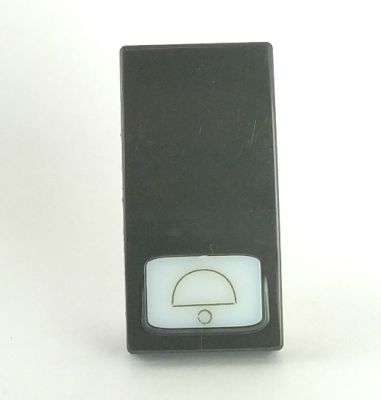 MAPAM 672N Gem 672N Black Doorbell Button Cover