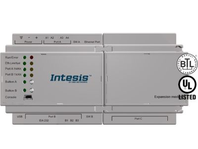 INTESIS INBACPRT1K20000 Gateway per connettere installazioni BACnet MSTP o BACnet IP con reti PROFINET - 1200 punti