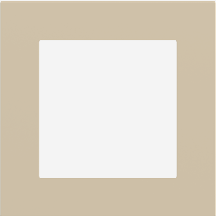 EKINEX EK-DQG-FBL Placca Deep (FF e 71 e 20Venti ) quadrata-FENIX NTM beige luxor