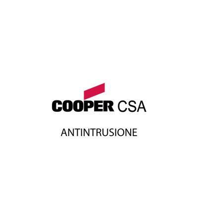 COOPER CSA INTRUSIONE 447-M  SENSORE PIEZOELETTRICO MARRONE COMPLETO