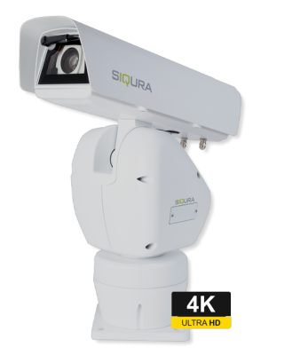 TKH SECURITY UP22-4K Upright PTZ, 4K 22x zoom, 24 Vac