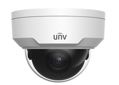 UNIVIEW IPC324SB-DF40K-I0 Telecamera di rete a cupola fissa IR intelligente LightHunter HD da 4 MP
