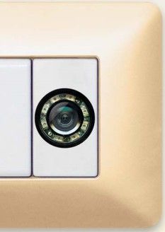 MICROTEL SPY IR VMEKNX SPY IR TELECAMERA COLORI INCASSO 8 LED IR - VIMAR