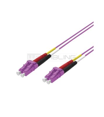 WP RACK WPC-FP4-5LCLC-075 FIBER OPTIC MULTIMODE PATCH CORD 50/125 LC-LC, 7,5 MT. OM4